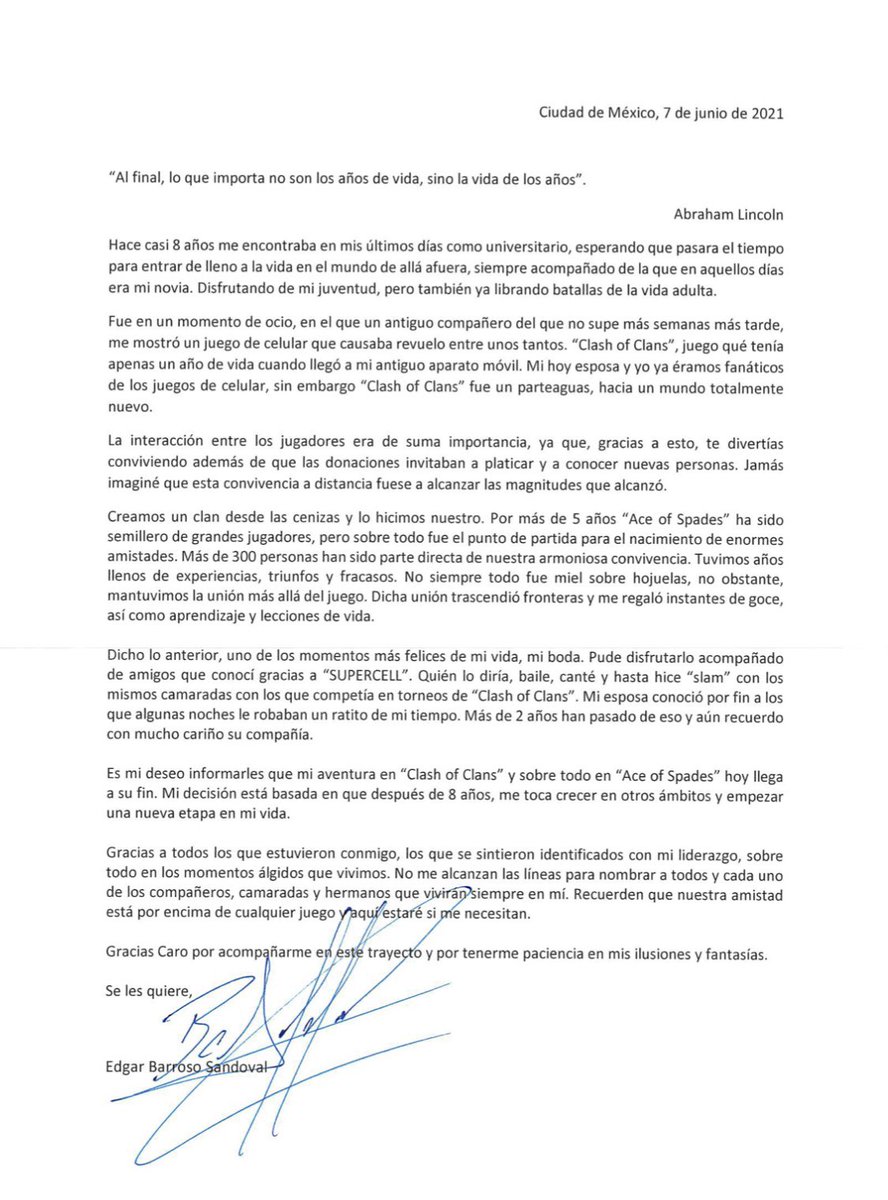 ¡¡Adiós!! <a href="/ClashofClansESC/">Clash of Clans ES</a> 
See ya!! <a href="/ClashofClans/">Clash of Clans</a> 
8 great years. 

<a href="/AceofSpadesWar1/">Ace of Spades 🇲🇽</a>