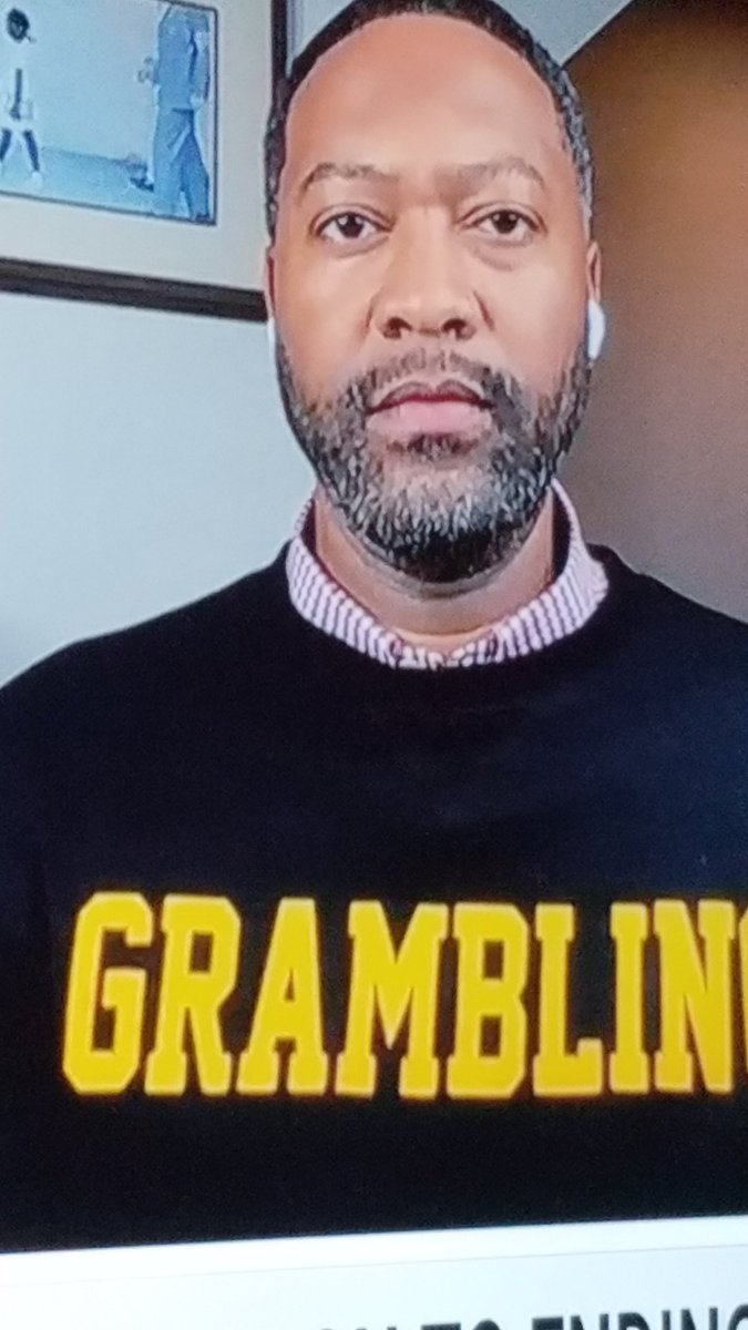 HbcuHouston's tweet photo. Don Galloway, Democratic Strategist on the 11th Hour MSNBC. Show Host Brian Williams acknowledging "Grambling is in the house!" #GramFam https://t.co/lH8CySUwGi