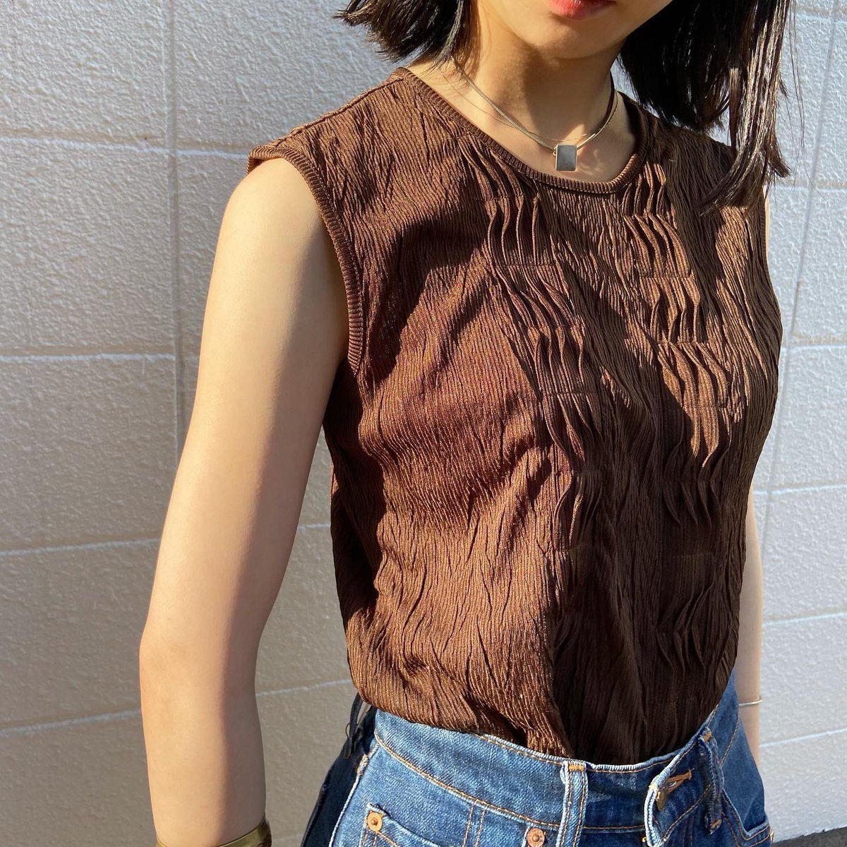 cadoromo's tweet photo. 暑いですねっ☀️皆様水分補給を忘れずに‼︎

・design tank top
・Levi's w519
model:159/s〜m

#かどろも #高円寺かどろも #高円寺 #高円寺古着屋 #古着屋 #セレクト #リメイク #リーバイス #リーバイス519 #cadoromo #koenji #usedclothing #remake #vintage #select #levis #levis519 https://t.co/qw9OH0bN18