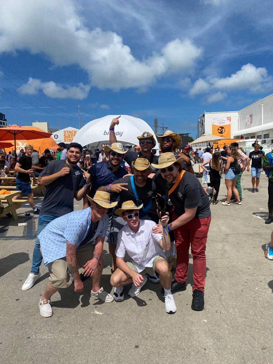 EG Token (@eg_ecosystem) on Twitter photo Our #ELONGATE team at #BitcoinMiami, wearing the hats trying to be like <a href="/kimbal/">𝙺𝚒𝚖𝚋𝚊𝚕 𝙼𝚞𝚜𝚔 🤠</a>! #THEHEARTOFCRYPTO Our #ELONGATE team at #BitcoinMiami, wearing the hats trying to be like <a href="/kimbal/">𝙺𝚒𝚖𝚋𝚊𝚕 𝙼𝚞𝚜𝚔 🤠</a>! #THEHEARTOFCRYPTO