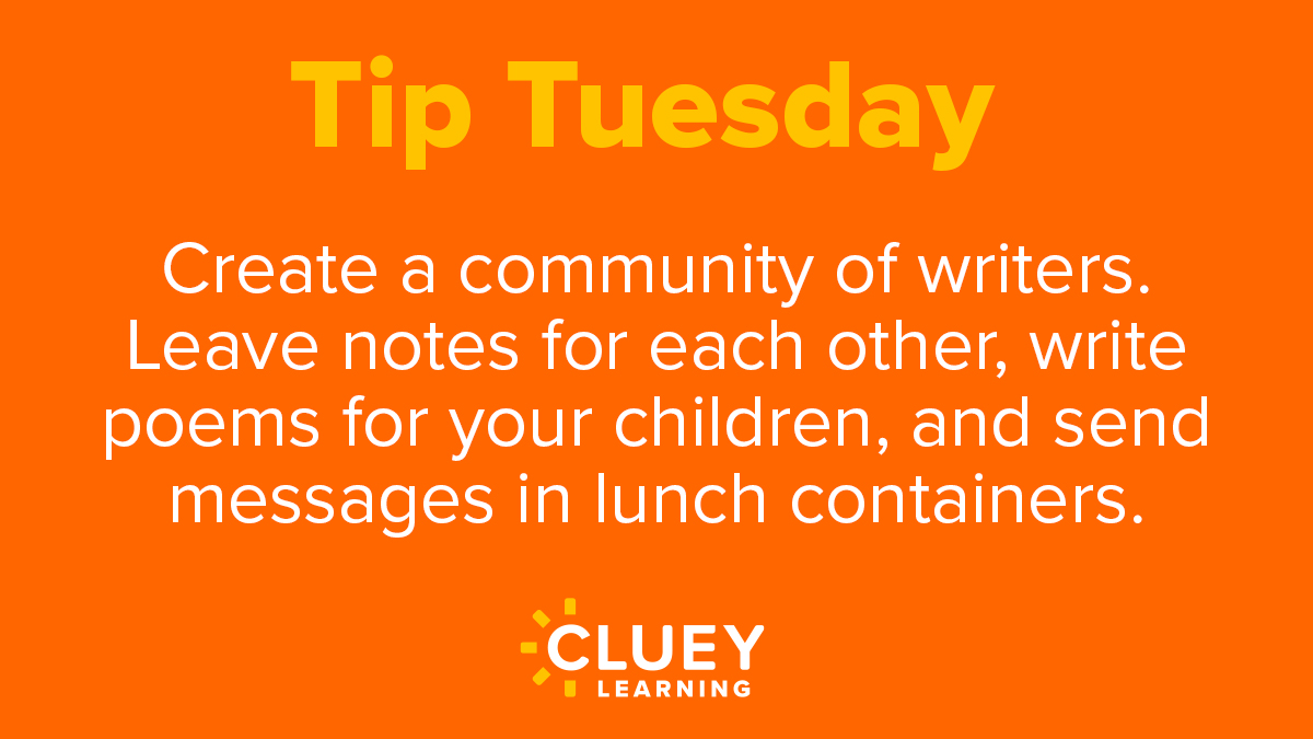 clueylearning's tweet image. How good are lunchbox notes? #tiptuesday