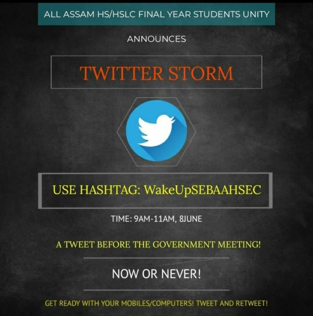 moon_parvez's tweet photo. #WakeUpSEBAAHSEC
#CancelAssamBoardExams 
#StandWithTheStudents  
#EndTheDilemma 
@himantabiswa @AdvMamtaSharma @anubha1812 @ranojpegu
@narendramodi @DrRPNishank @aboyobbhuyan https://t.co/CFmrsFXvGb