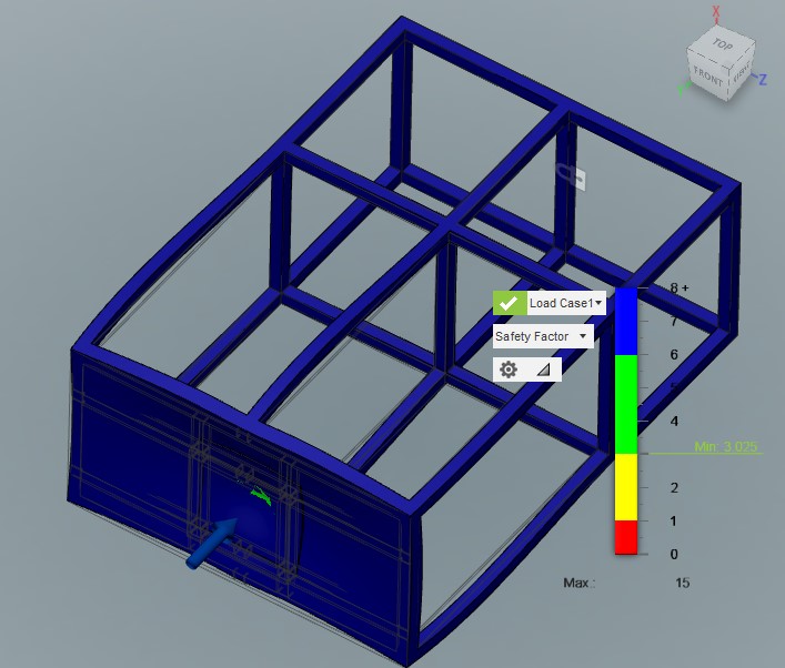 LlokiMk1's tweet photo. Possibly the world's simplest ROCKET ENGINE test stand.

Can withstand over 10klbf in sims.
Hollow square steel tubing.
Just over 3 feet long.
Portable.
Crazy strong...

#engineteststand #rocket #rocketengine #rockettest #stem #fusion360 #simulation https://t.co/8F7Z8bBPPE