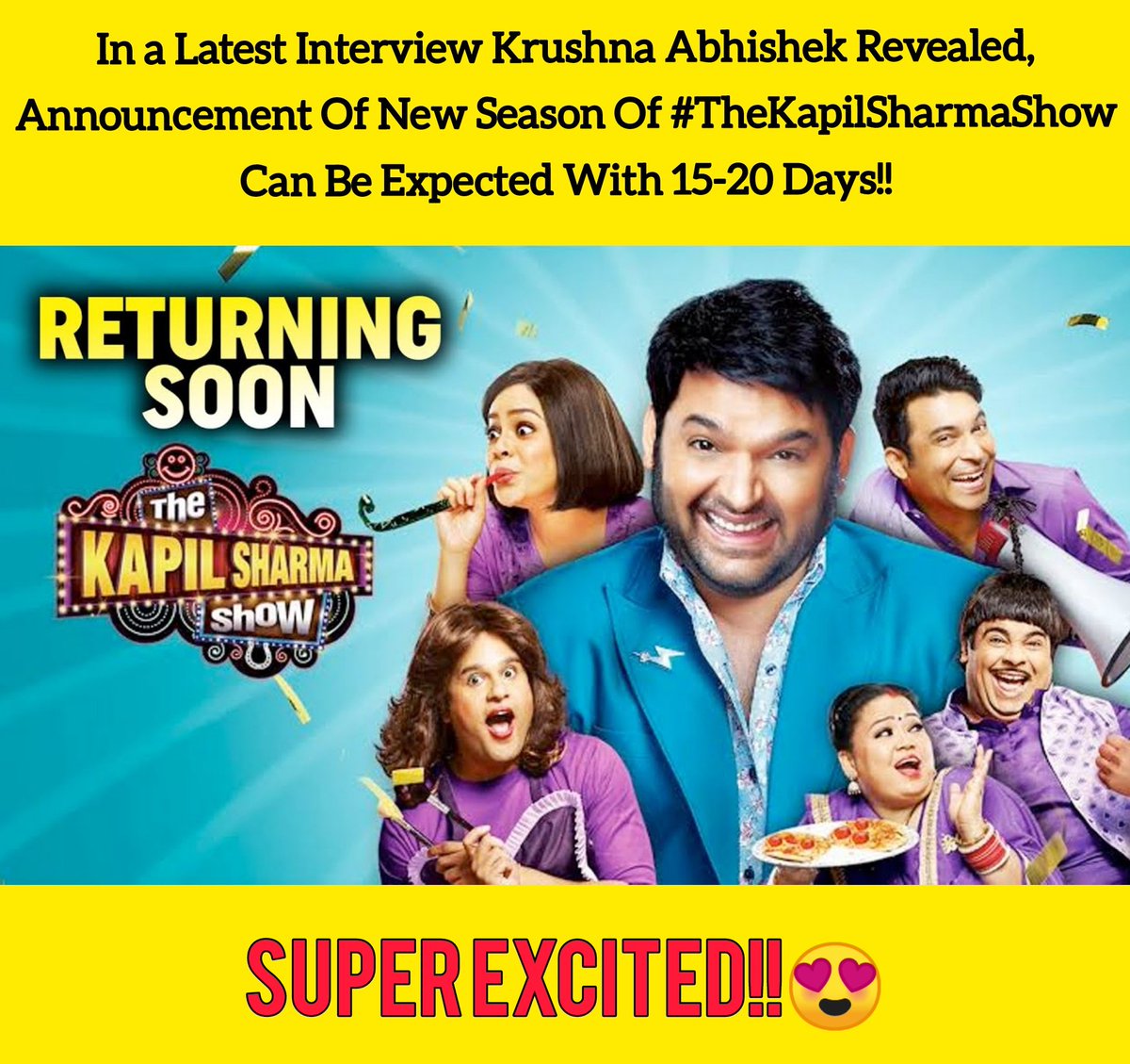 #TheKapilSharmaShow Coming Soon!!