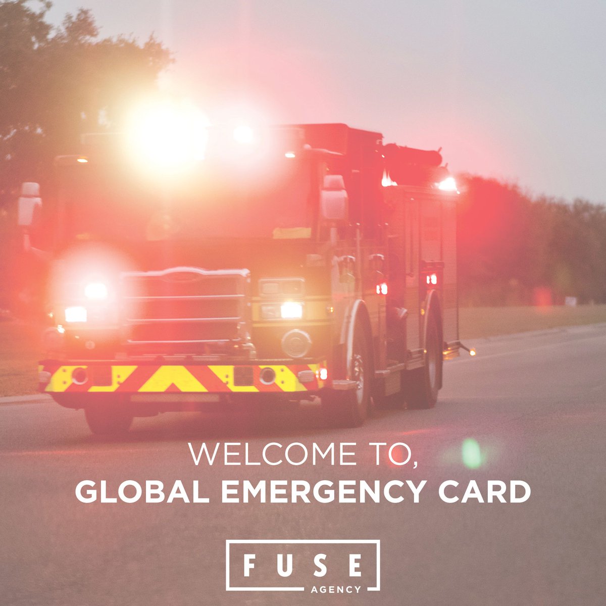 FuseAgencyAU's tweet photo. Welcome, Global Emergency Card! Your Global Emergency Card stores vital information that gives emergency services, doctors and hospital personnel instant access to vital medical details if you're in an emergency situation. https://t.co/7bDGlkGVLe