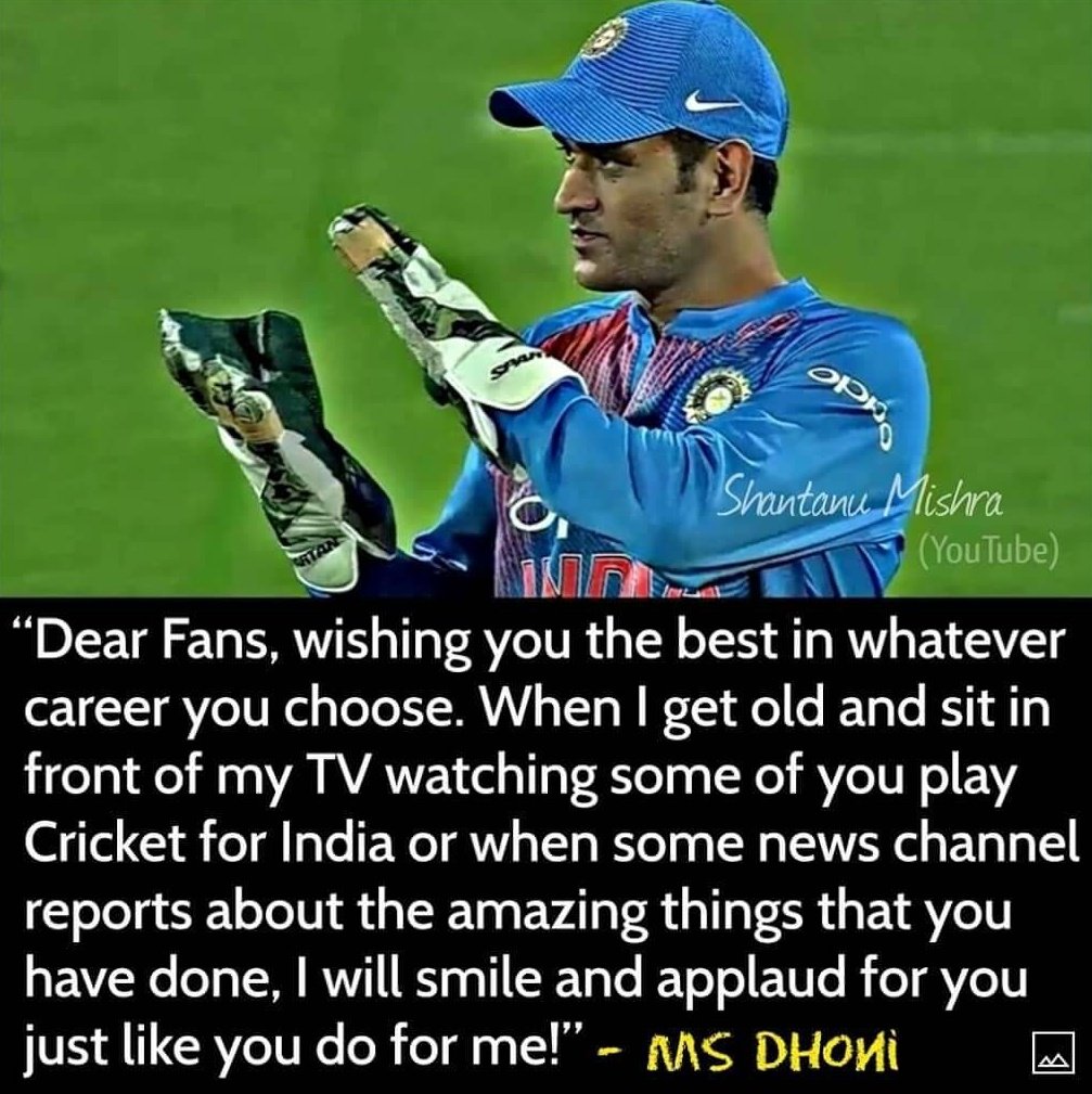 TheDhoniEra's tweet photo. That's MS Dhoni for you all ❤️

@MSDhoni • #MSDhoni • #WhistlePodu https://t.co/d1d5hpt7vf