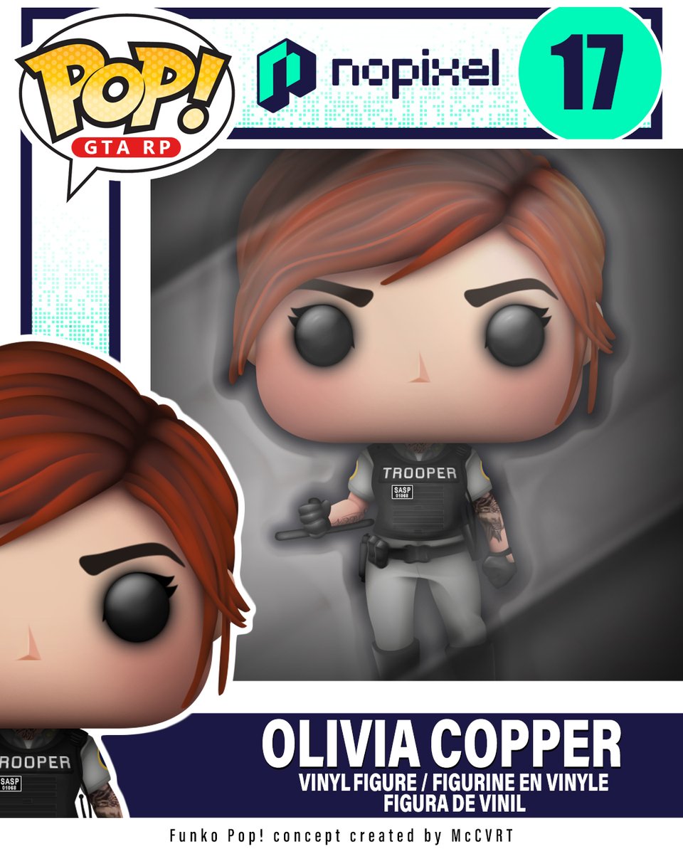 McCVRT on X: Copper Popper. @Hironalol x Olivia Copper Funko Pop! concept.  t.coVIgYosHk41  X