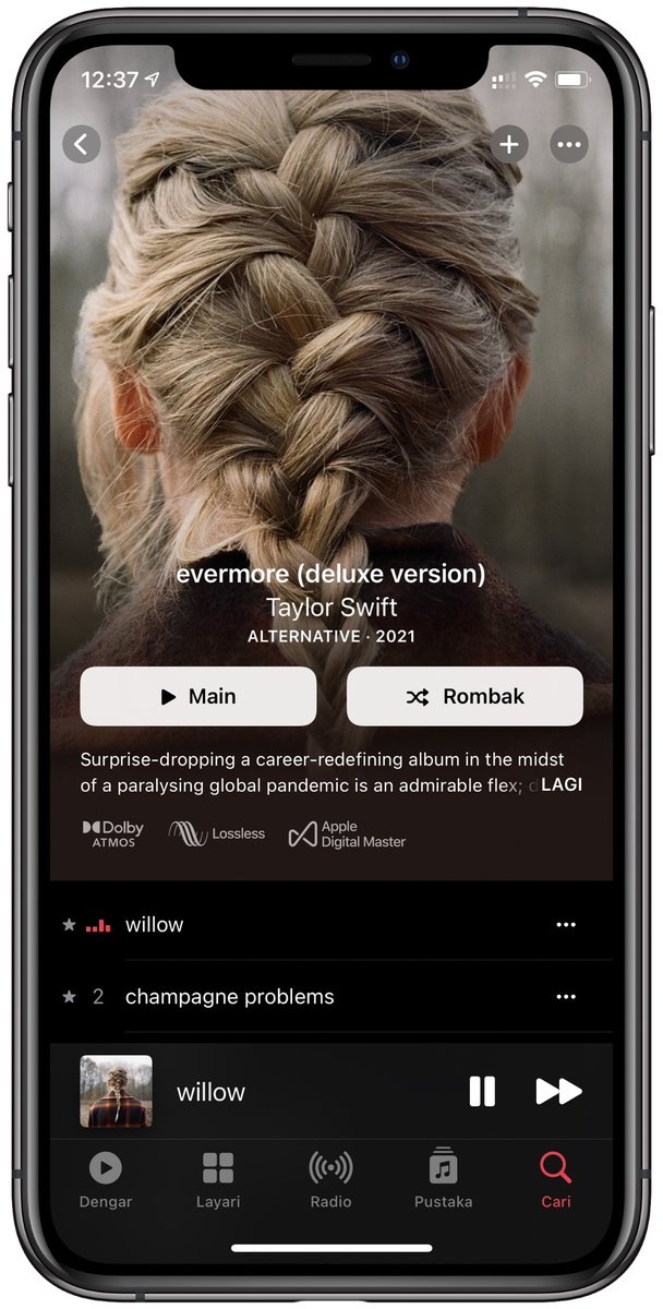 XavierNaxa's tweet photo. Cara pengaktifan Audio Lossless 

Seting - Muzik - Kualiti Audio - Pilih penstriman Selular, Wifi atau Muat Turun dan aktifkan Audio Lossless. https://t.co/tl48YGgSF2