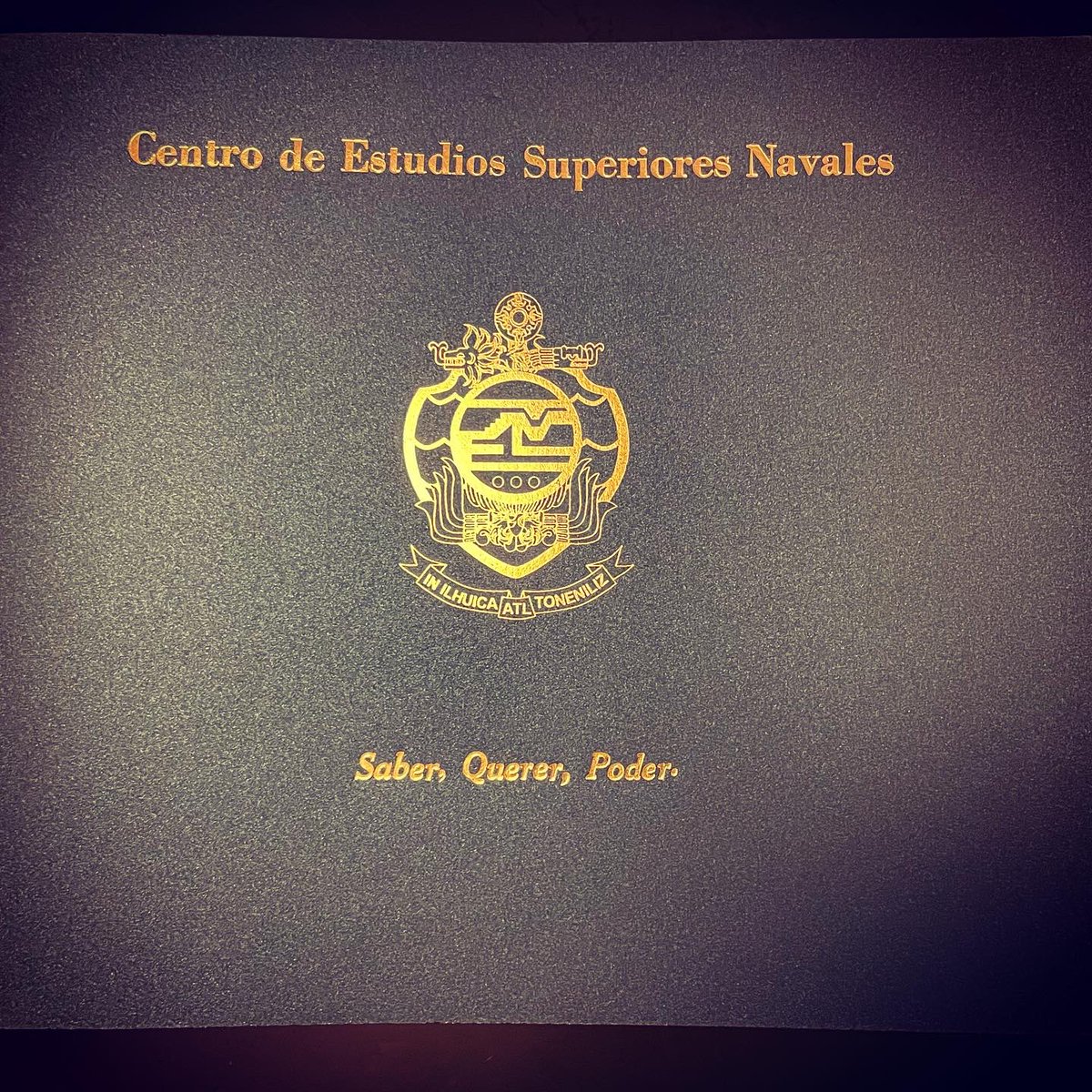 IvanStudio's tweet image. Logro desbloqueado, hoy llegó mi diploma. 💪🏽🙌🏽🥇
Un honor haber cursado y acreditado el diplomado en Derecho del Mar y Marítimo en el #CESNAV Centro de Estudios Superiores Navales de la @SEMAR_mx #ArmadaDeMéxico #PromociónI #PoderNaval #PoderMarítimo
#UniversidadNaval 📖 ⚓️ 🌊 🇲🇽
