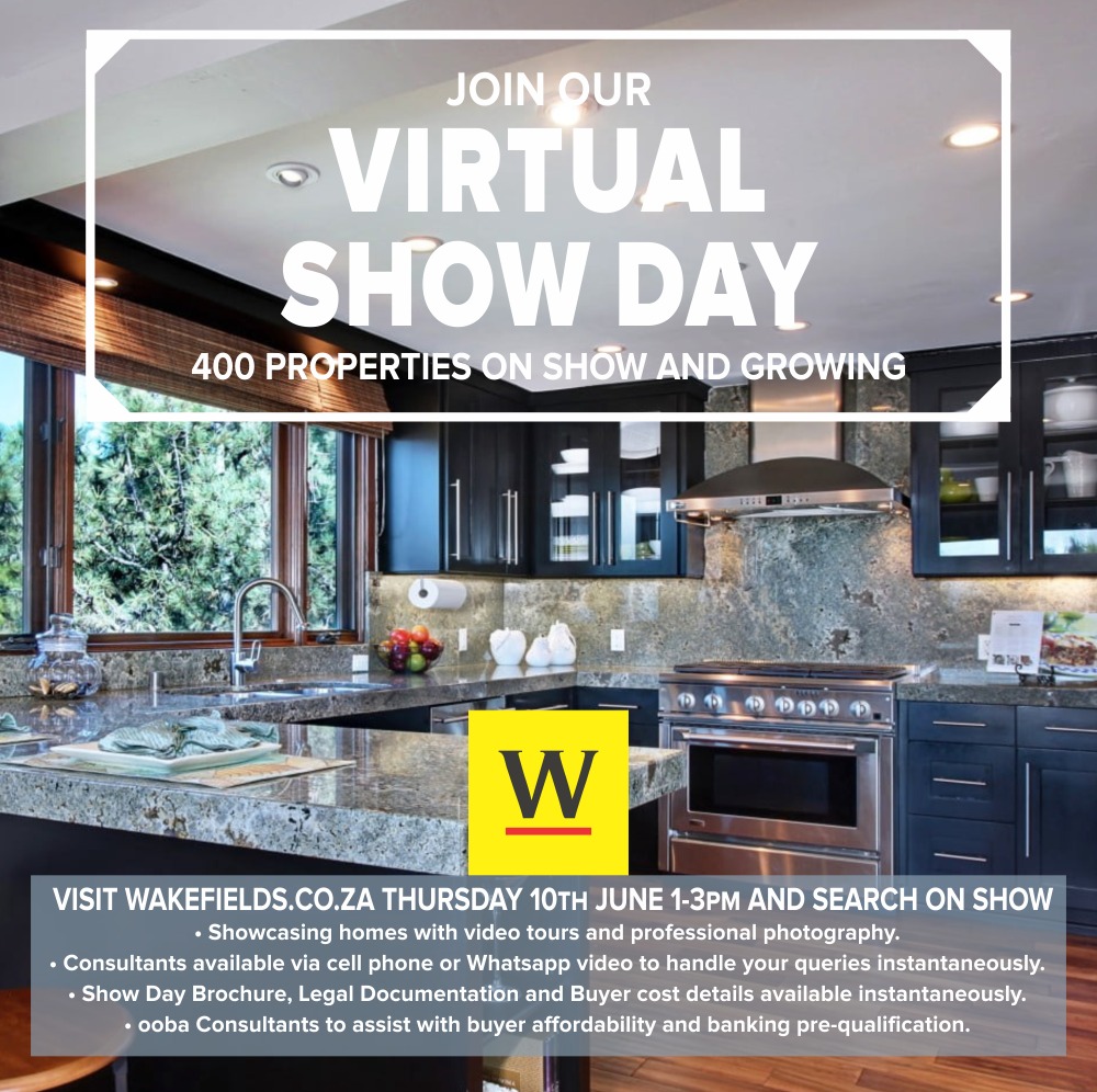 WakefieldsSA's tweet photo. Set A Reminder To Join Our #Wakefields #VirtualShowday!
Happening Thursday, 10 June 2021, at 1-3pm!
See what we have #onshow for you #online this week: https://t.co/utyzaWNL0H
#WakefieldsWay #KZN #Durban #SAProperty #Online #KZNRealEstate #KZN #VirtualOnShow #Natal #Virtual https://t.co/gu4By1reMA