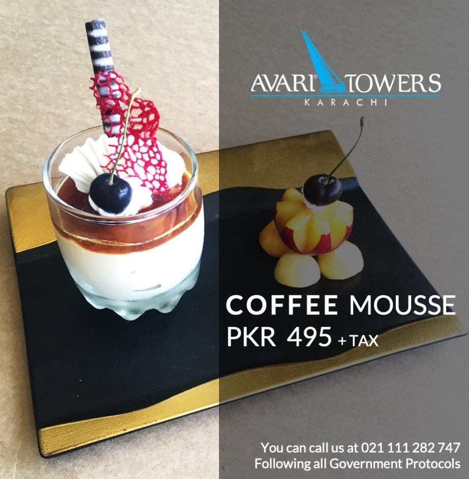 AvariTowers1986's tweet photo. This delicious Coffee Mousse is served with fresh seasonal fruits and is being served ALL MONTH this June!! So come on down for a taste! We promise you won't be disappointed! 
#avaritowerskhi #coffeemousse #freshfruits #deliciouslylight #dessertofthemonth #avaridoesitbest https://t.co/Yv3GmWhg6t