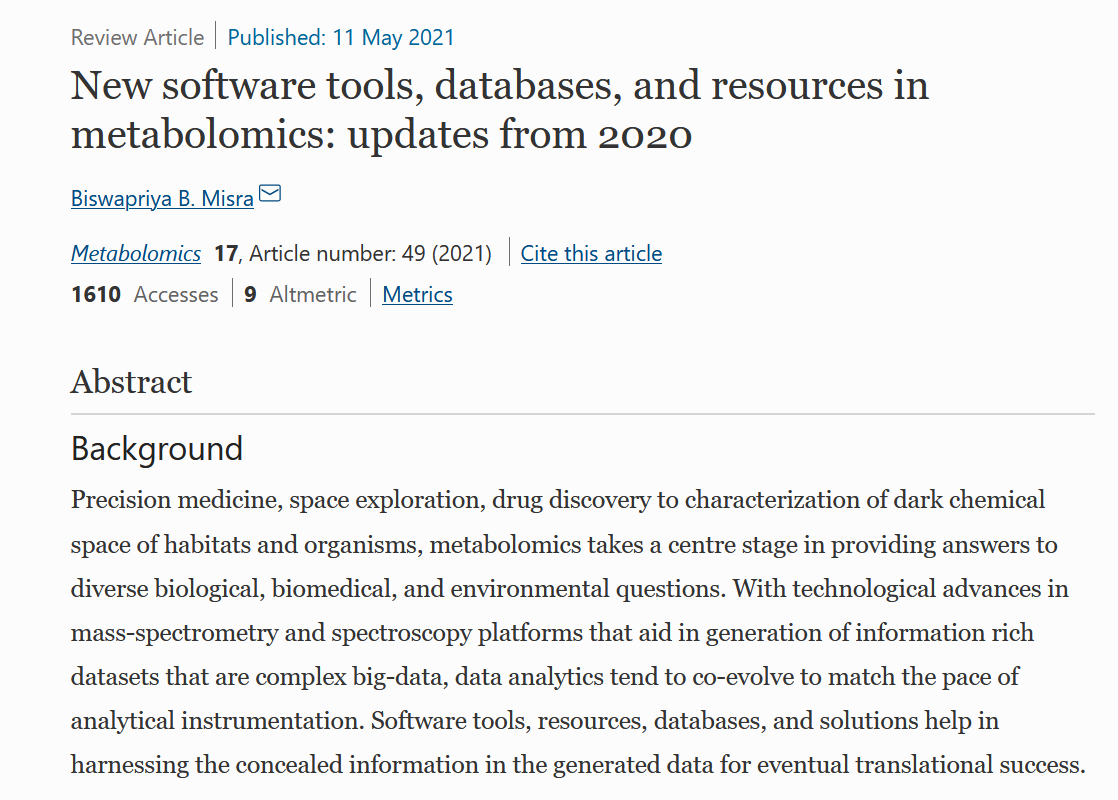 Dr. Biswapriya Misra tweet media