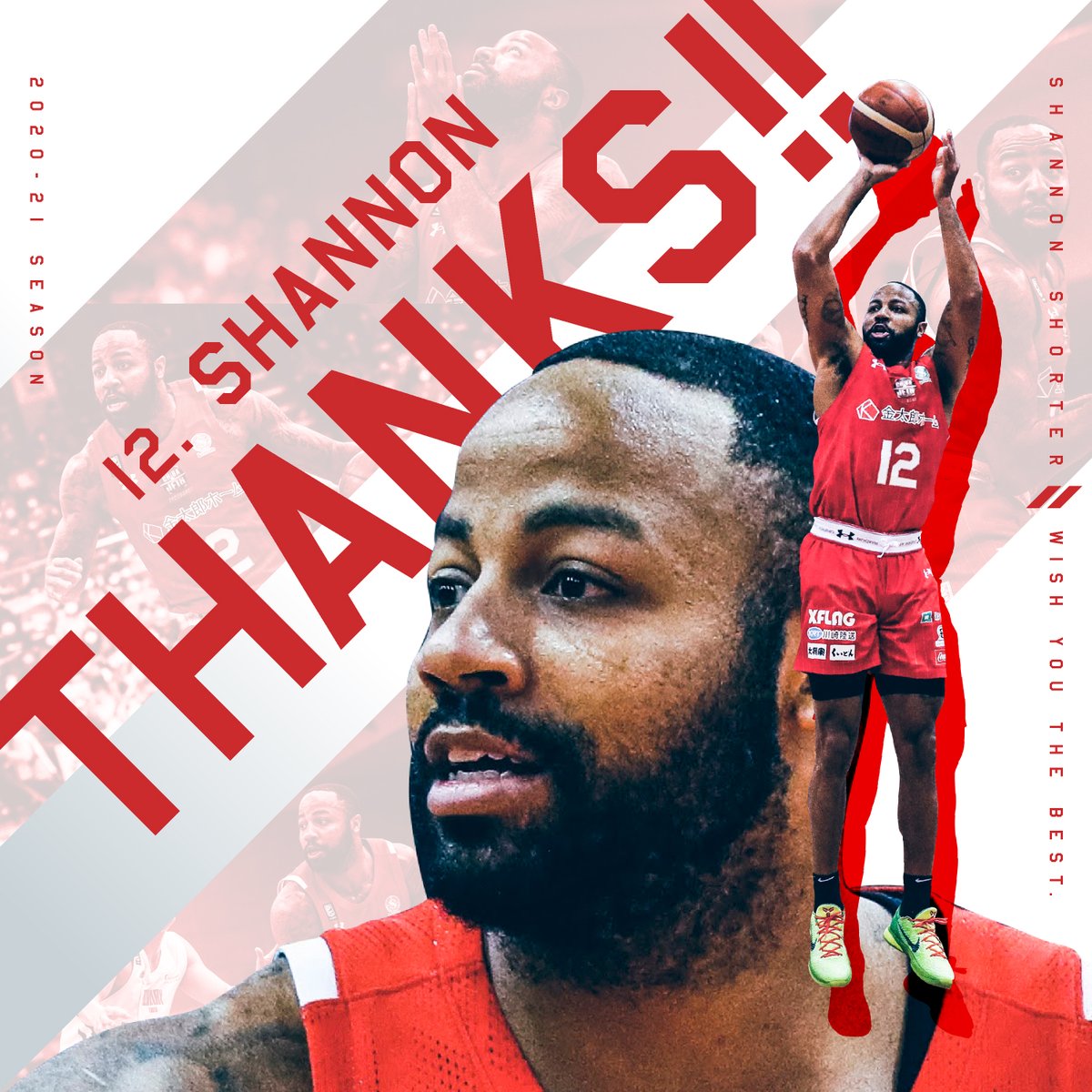 CHIBAJETS's tweet photo. 【契約満了のお知らせ】このたび、千葉ジェッツでは #シャノン・ショーター 選手が2021年5月31日をもって契約満了となることをお知らせします。また、Bリーグの規約に則り本日より自由交渉リストに公示されましたので、併せてお知らせします。

選手コメント▼
https://t.co/sSdGRexz8L

#千葉ジェッツ https://t.co/NdZCHYn7jz