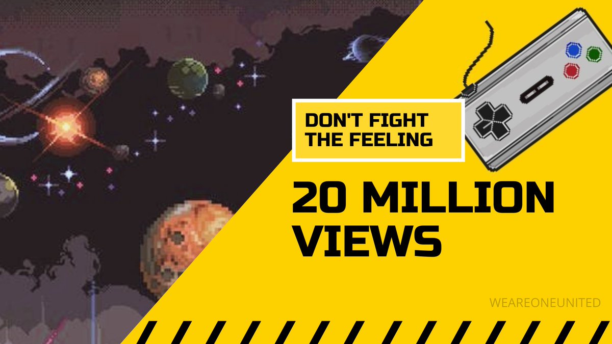 WEAREONEunited_'s tweet photo. DON'T FIGHT THE FEELING HAS NOW SURPASSED 20,000,000 VIEWS ON YOUTUBE! 🤩 THINGS MAY NOT GO AS PLANNED BUT WE'RE DOING A GOOD JOB, Ls. 👍🏼 KEEP STREAMING 🎮

@weareoneEXO #DONT_FIGHT_THE_FEELING #ToEXOPlanetAndBeyond https://t.co/d9tl5f0rDe