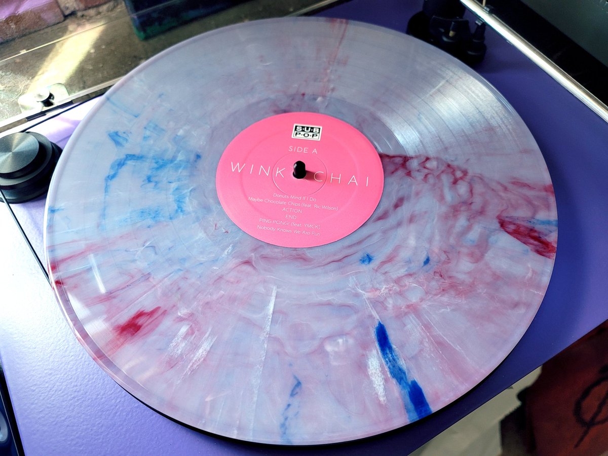 KinkadeNau's tweet photo. WINK - CHAI

#CHAI #SubPop #record #vinyl #records #LP #vinylrecord #vinylrecords #vinylcommunity #recordcommunity  #vinylfiend #recordfiend #vinylcollection #recordcollection #vinylgram #recordgram #KillAllHumans https://t.co/6FLyGnX2DU