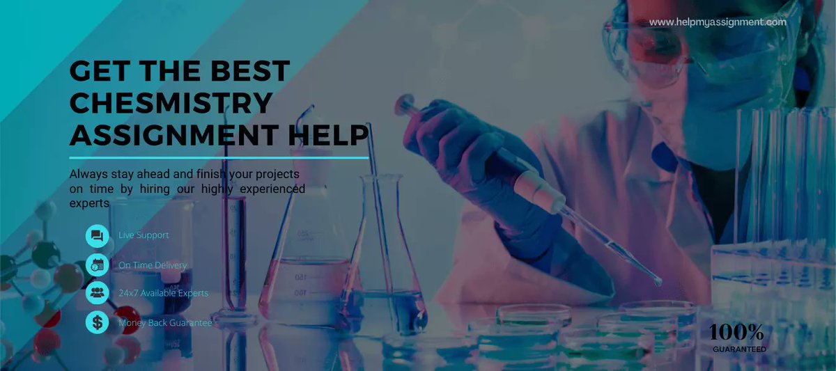 Helpmyassignme2's tweet image. Hire A Qualified Chemistry Assignment Help Writing Service To Get Assignments Which Score Higher Grades.
Our Experts Is Qualified To Provide You Chemistry Assignment Help 24x7.
For More Information Visit us: helpmyassignment.com/chemistry-assi…
#Chemistryassignmenthelp #Helpmyassignmenthelp