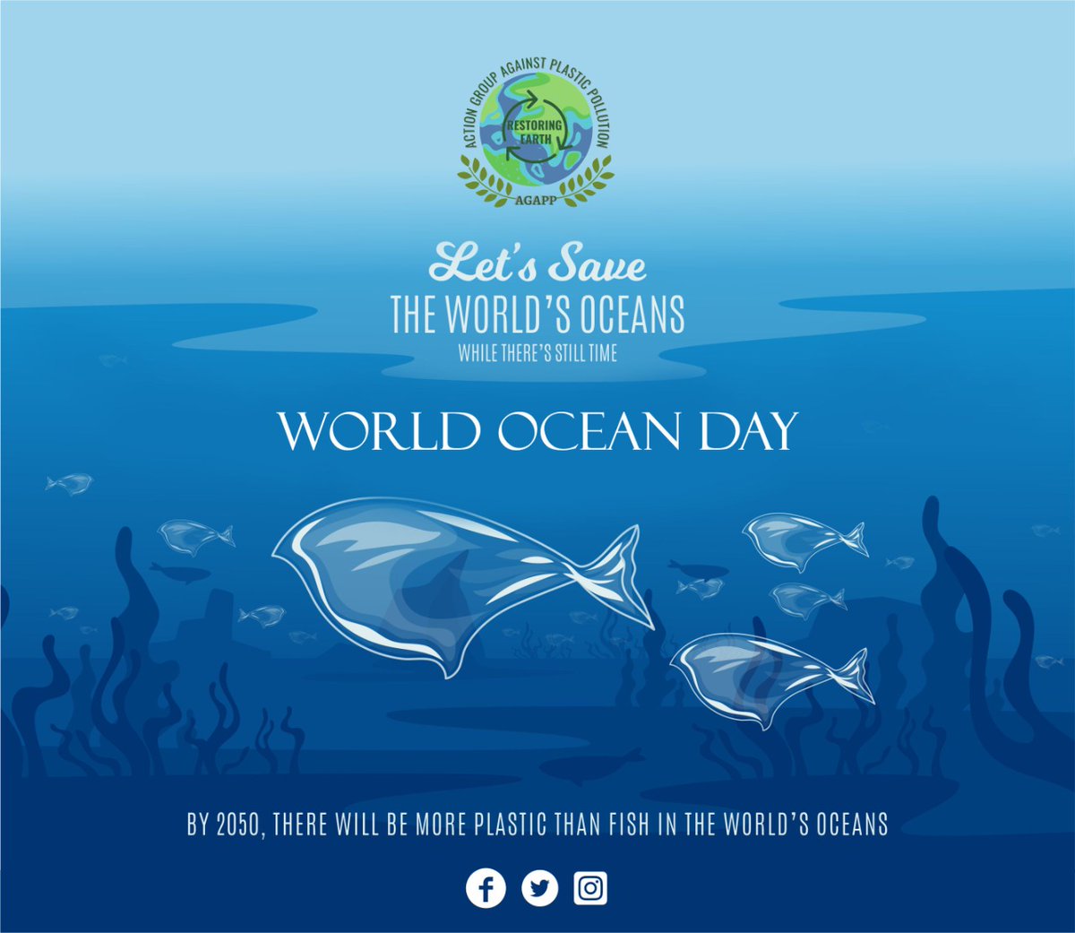 AgappEarth's tweet photo. By destroying and polluting the oceans human beings will be digging their own graves, so be wise and nurture the oceans. Wish you all a Happy World Oceans Day.
#worldoceanday2021 #savetheplanet #saveenvironmentsavetheworld #stopsingleuseplastic #AGAPP #agappforearth https://t.co/E6rGvZNn2X