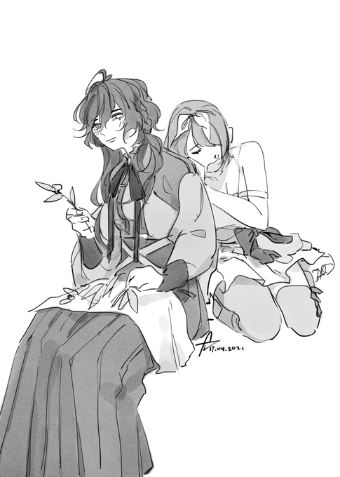 finally finished april kofis T__T"it's june already" Yeah. 
anyway couple sketches!1/4 
