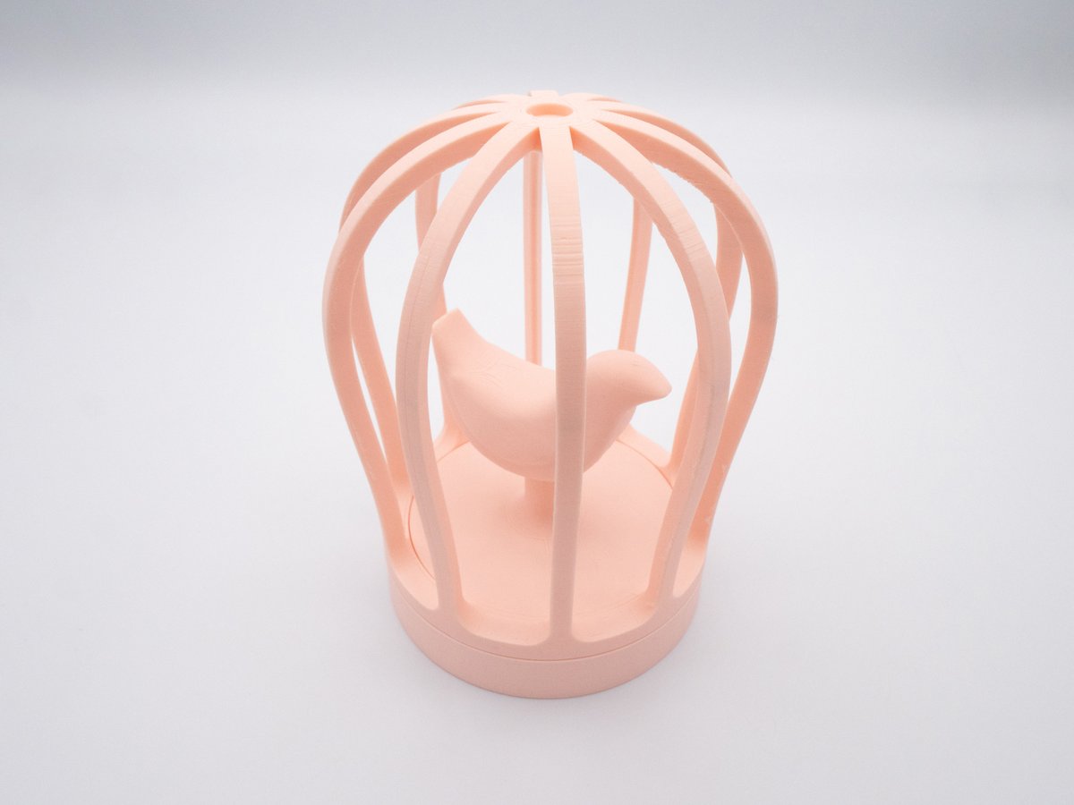 flashforge_jp's tweet image. Adventurer3でMODERA:PLAを使って
鳥かごを作ってみました！
#flashforge #MODERAPLA #3Dプリンター