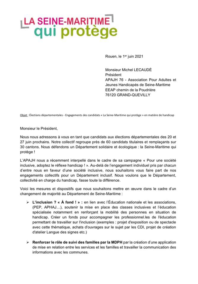 BlandinDurecu's tweet photo. Virginie Blandin & Daniel Durécu s'engagent pour le #ReflexeHandicap de la Fédération APAJH afin d'anticiper les besoins et attentes des personnes en situation de #handicap et construire une société plus inclusive dans les décisions au Conseil Départemental de Seine-Maritime. https://t.co/hzEzeANKLn