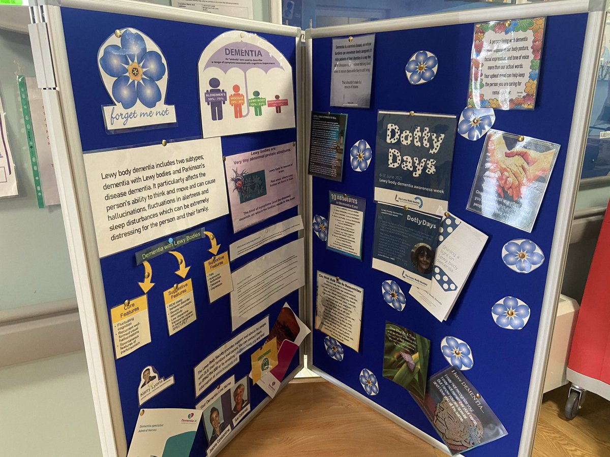 This week in the IMC Beds we are raising awareness for Lewy Body Dementia #dottydays <a href="/JoanneConstant4/">Joanne Constantine</a> <a href="/cherylkenyonnhs/">Cheryl Thompson</a> <a href="/KHart727/">Marie Hart</a> @michaela_toms <a href="/WoodsWo31810672/">Mandy Woods</a>