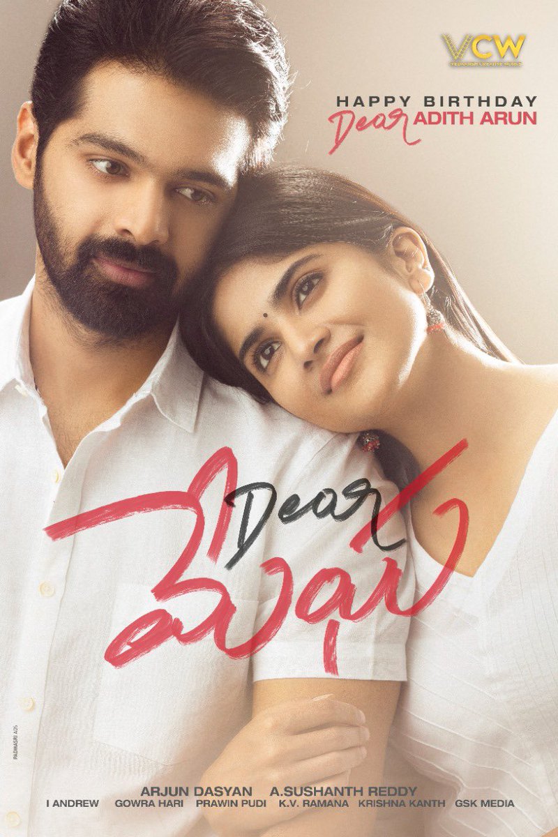 akash_megha's tweet photo. Wishing a Happy Birthday to #Adi aka @AdithOfficial  - Team #DearMegha

▶️ https://t.co/Oo5QDmKCs9

Stories End, Love Stories don't 💓

 @ArjunSomayajula @arjundasyan @VCWOfficial @sushanth111 @iandrewdop @GowrahariK @GskMedia_PR https://t.co/6gZsFnAiTx
