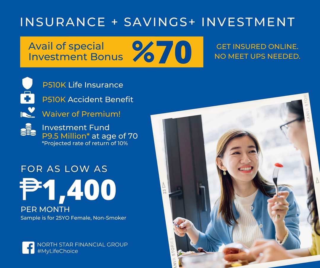 mgtsalazar_AXA's tweet image. At 1,400 per month, you can insure your HEALTH coverage and grow your INVESTMENT at the same time! Good deal? Good! :)

PM me to know more. 

*sample pricing for 25 y/o female, non-smoker*

#AXAPhilippines #MLCHealth #IamAXAlent #millennials #financialfreedom #lifeinsurance