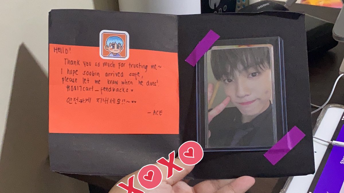 yunahttps's tweet photo. — #ynhttp_budols #0817cart_feedbacks
thank u po @0817cart for bringing soobin home ^^ he arrived safely and super fast rin!! until our next transactions po >.< https://t.co/rzRlpjBWHu