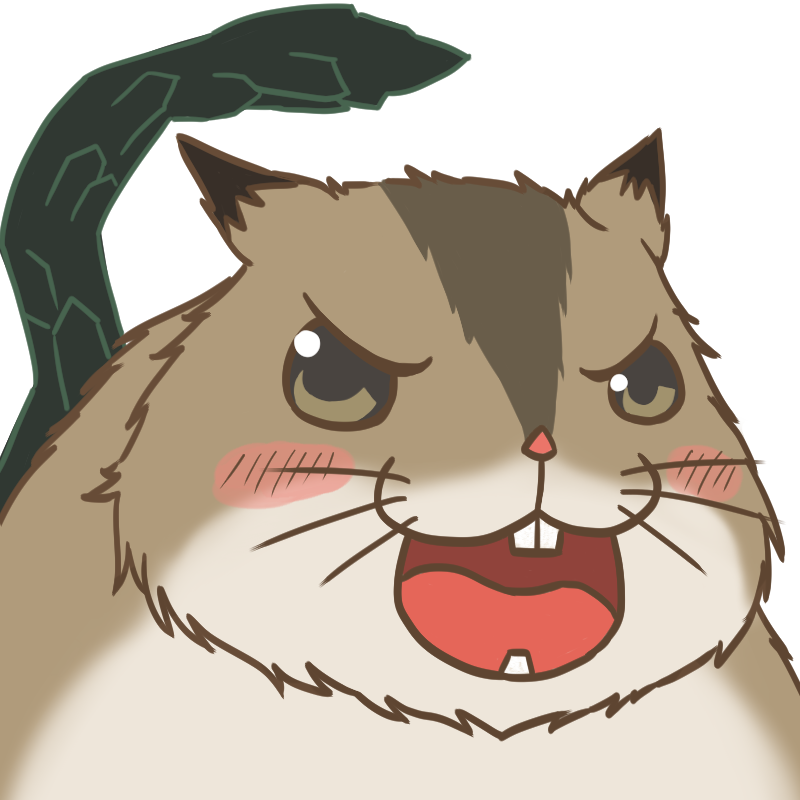 oolongxcha's tweet photo. Hamusuke in Gyate Gyate style for a friend. Hamusuke is the best de gozaru! #hamusuke #gyategyate #fanart #overlord https://t.co/F2xXZ5mpQ6