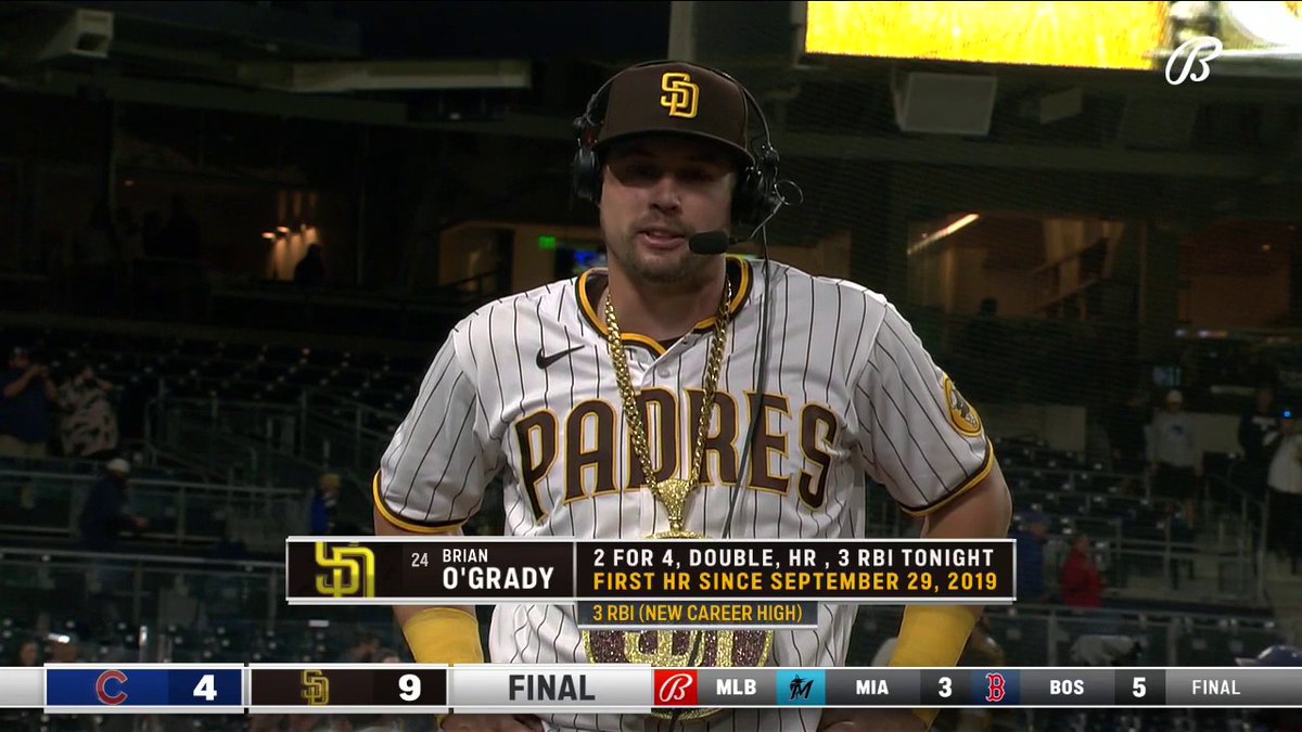 Cubs at Padres / Twitter