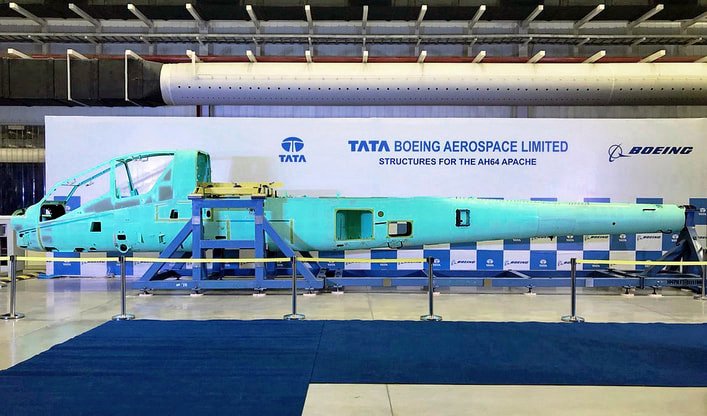 DefenceDecode's tweet image. Tata A&amp;amp;D-Boeing Aeronautics Ltd (#TBAL) has been producing aero-structures for Boeing’s AH-64 #Apache helicopter, including fuselages, secondary structures and vertical spar boxes for international customers.