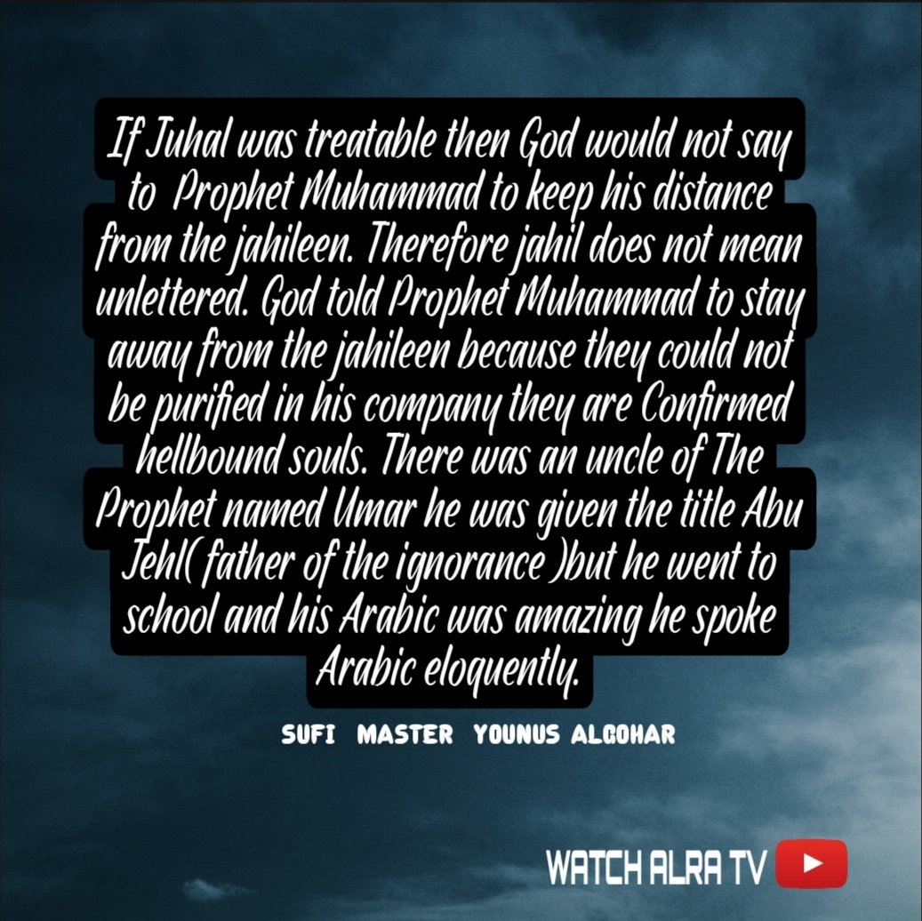 MDAftab08890208's tweet photo. If Juhal was treatable then God would not say to Prophet Muhammad to keep his distance from the Jahileen... #GoharShahi #ALRATV #SufiMasterYounusAlGohar #quranicverse #quran #allah #muslim #islamic #quranverse #quranrecitation #allahuakbar #Juhal #deen #ummah #prophetmuhammad https://t.co/CM5tE0mvfp