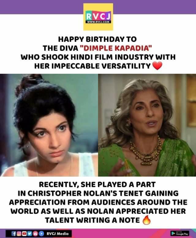 Happy Birthday Dimple Kapadia     