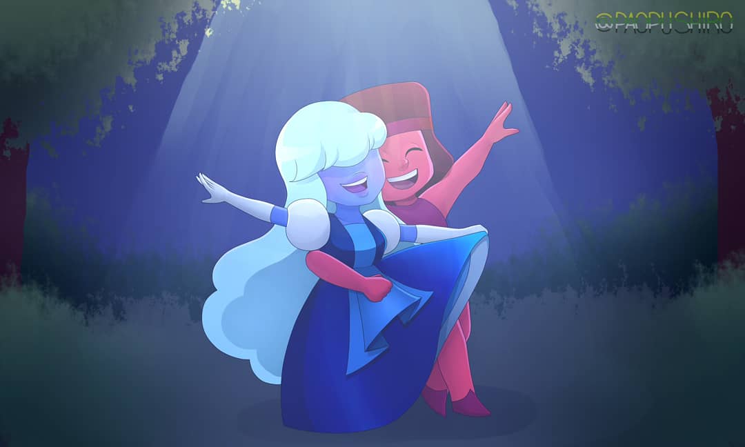PaopuShiro's tweet photo. Ya se me olvidaba subirlo... 😂💙
Feliz día atrasado a quien corresponda
Recuerden que son amados, válidos y respaldados por toda una comunidad 🏳️🌈✨
#ceterosexual #PrideMonth2021 #OrgulloLGTBI #stevenuniverse #RubixZafiro #Garnet #RubyxSapphire @rebeccasugar https://t.co/AqNzN4srUW