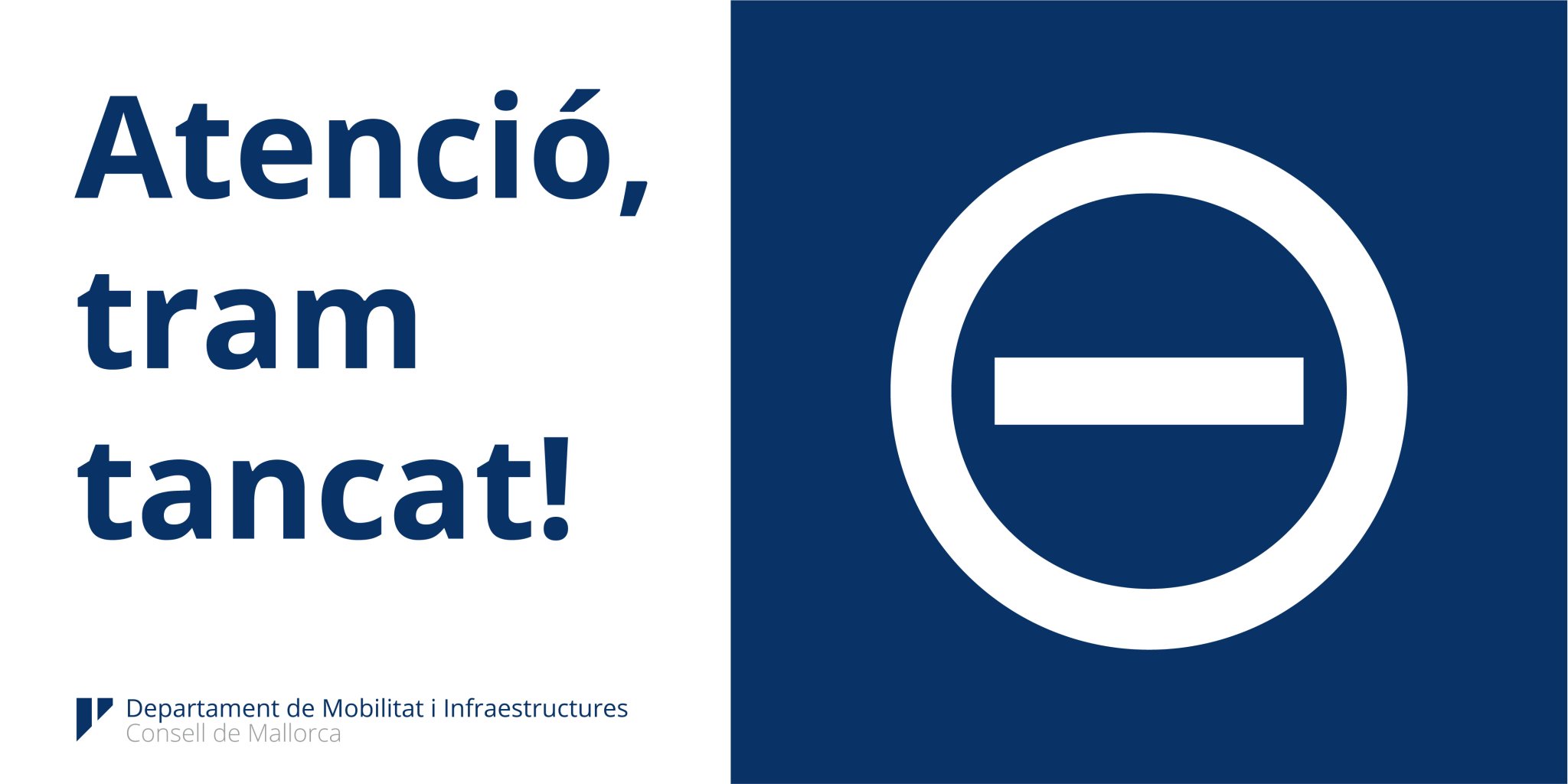 Carreteres de Mallorca Consell de Mallorca on Twitter "‼️⚠️TRAM
