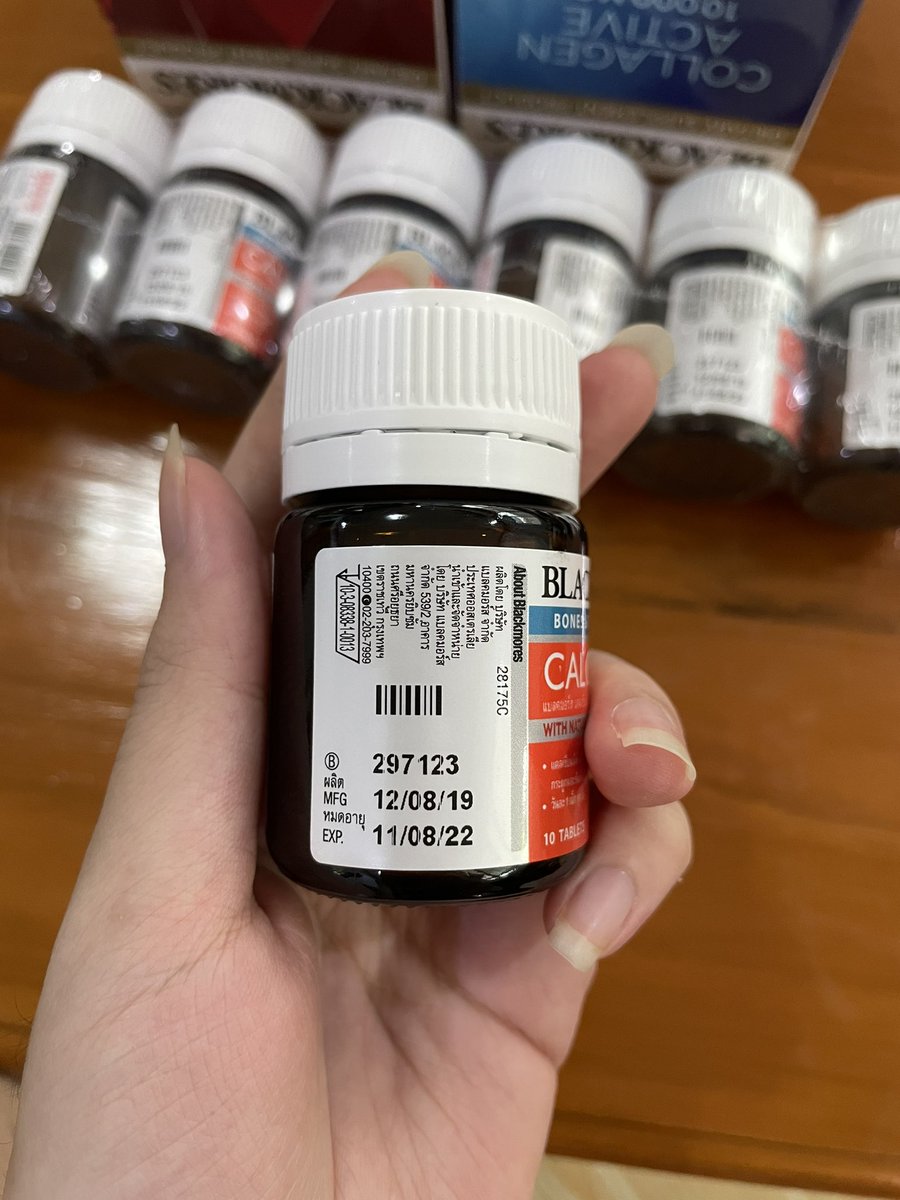 chobverver's tweet photo. Balckmores calcium ของแท้100%
มีวิตามินดี ช่วยในการบำรุงกระดูก 
1 กระปุกมี 10 เม็ด Exp.11/08/22
🔥กระปุกละ25฿ 5กระปุก100฿ 📮30/50
สนใจสอบถามเพิ่มเติมได้เลยนะคะ💖💖

#ส่งต่อสกินแคร์ #ส่งต่อ #สกินแคร์เกาหล��� #อาหารเสริม #ของถูกบอกต่อ #ของดีบอกต่อ https://t.co/w1aHvBdYlC
