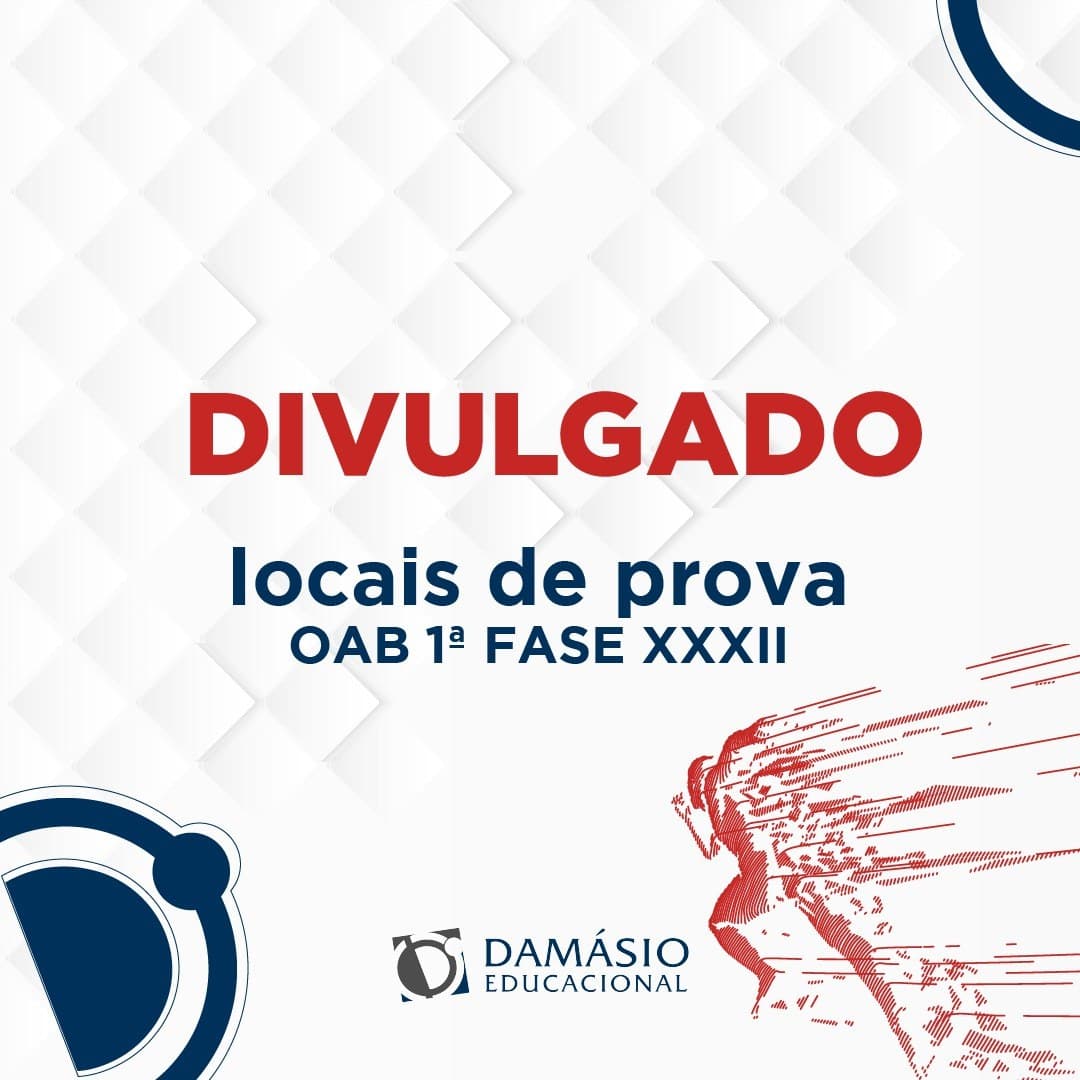 damasiofrancasp's tweet photo. Atenção!

Foi divulgado os locais de prova da OAB 1ªFASE XXXII

Confira seu local no link: https://t.co/SYbxiVKif8 https://t.co/KYXYzKXCZG