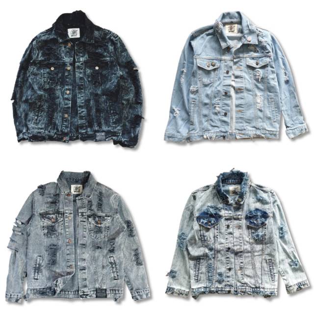 ripped jeans jaket