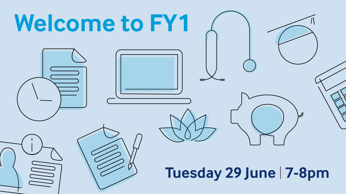 'Welcome to FY1' 
Do you know what to expect from your first role as a junior doctor? Join us to hear from our experts and find out everything you to know as you take the next step – Tuesday 29 June 7-8pm 
bma.org.uk/events/welcome…
<a href="/KeeleMedSchool/">Keele Medical School</a> <a href="/warwickmed/">Warwick Med School</a> <a href="/UoB_BMLS/">Birmingham Medical Leadership Society</a>