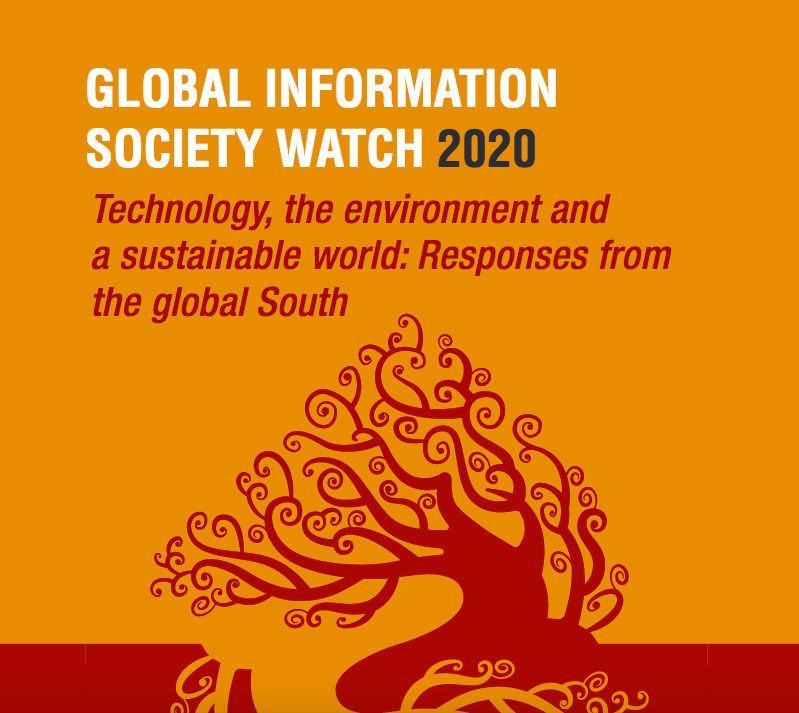 Would you like to know more about technology, the environment and a sustainable world? 

Make sure you check APC's latest #GISWatch report, with perspectives from the global South:

giswatch.org/2020-technolog… 

#TechandClimateJustice