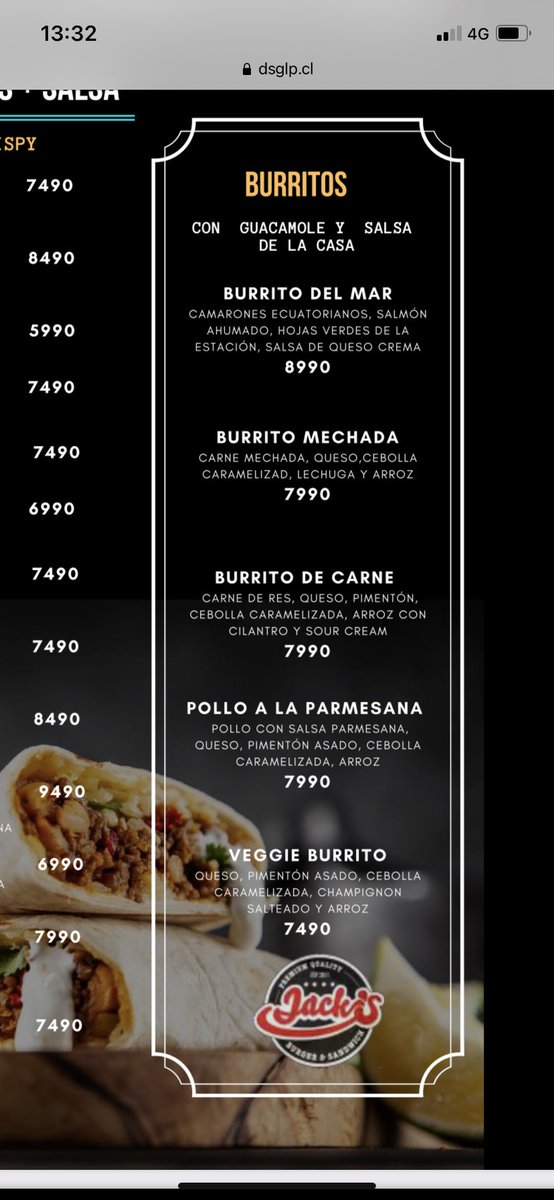 sur_cripto's tweet image. Fui a comer un burrito al Jacks burger de Temuco por 8 Lucas me llegó esto.
Fue una pena