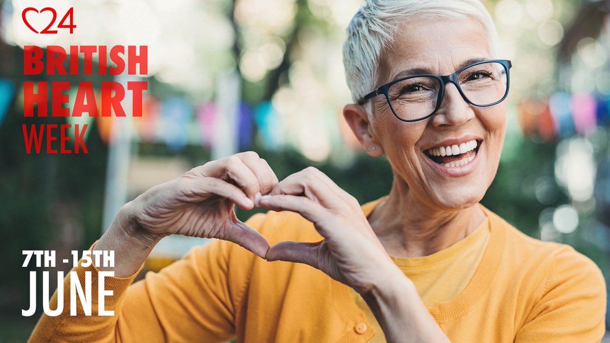 #BritishHeartWeek Did you know heart &amp; circulatory diseases kill 1 in 4 people in the UK, but by making a few small lifestyle changes, you can reduce your risk: Give up smoking / Exercise regularly /Eat a healthy balanced diet /Cut down on salt / Drink less alcohol 
#wellbeing