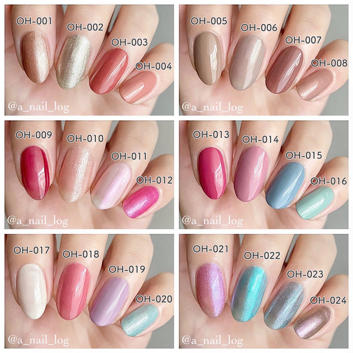ÖHana nail 　おまとめ４点 ÖHana nail おまとめ4点 オハナ・マハロ ネイルカラー 全24色