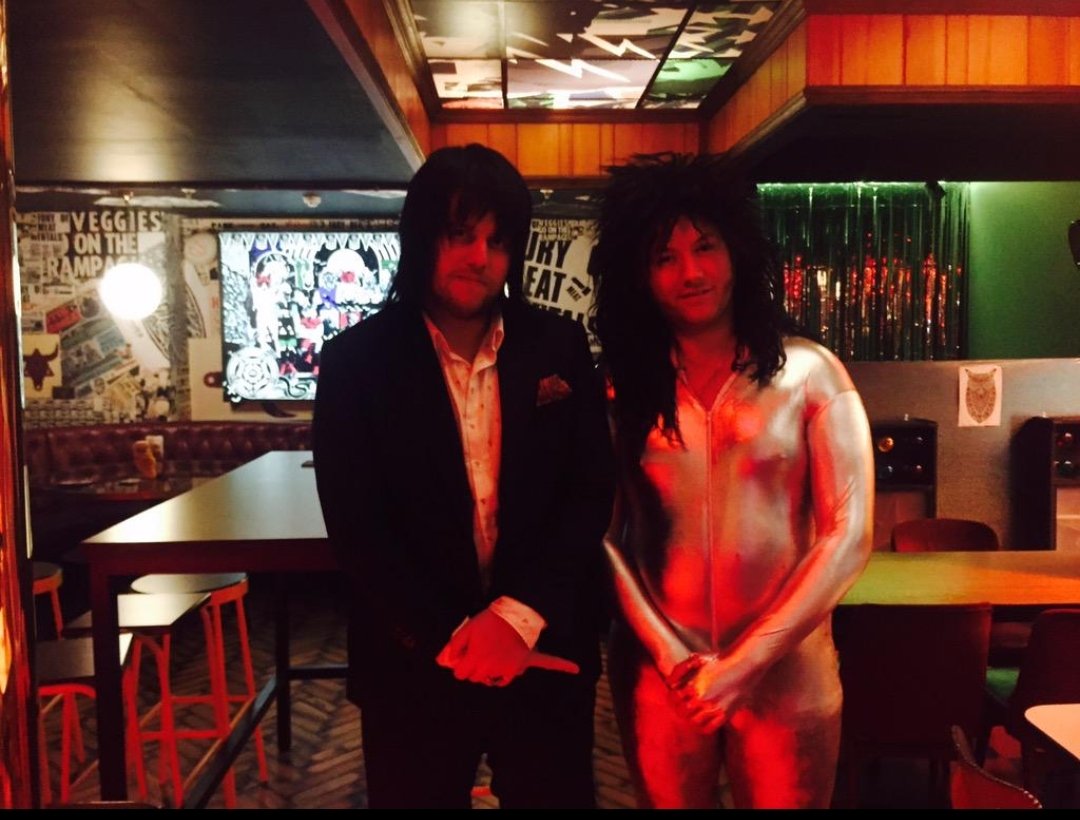 Happy Birthday <a href="/hairmetalchef/">Michael O'Hare</a> Dan still thinks he's a better Michael O'hare...🤘