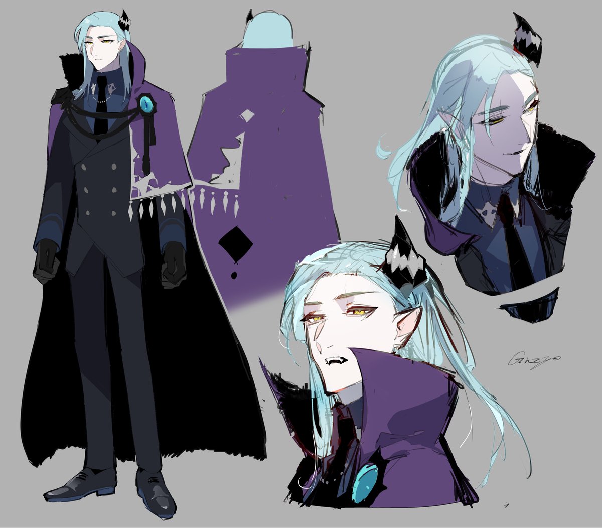 氷の魔王 群青ノリコのイラスト