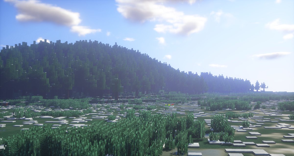 ふじケン マインクラフト軍事部 マインクラフト 絶景 ワールドペインターで新しく島を作りました 今後は造船所にするつもりです 雪降るから従業員さん大変そう