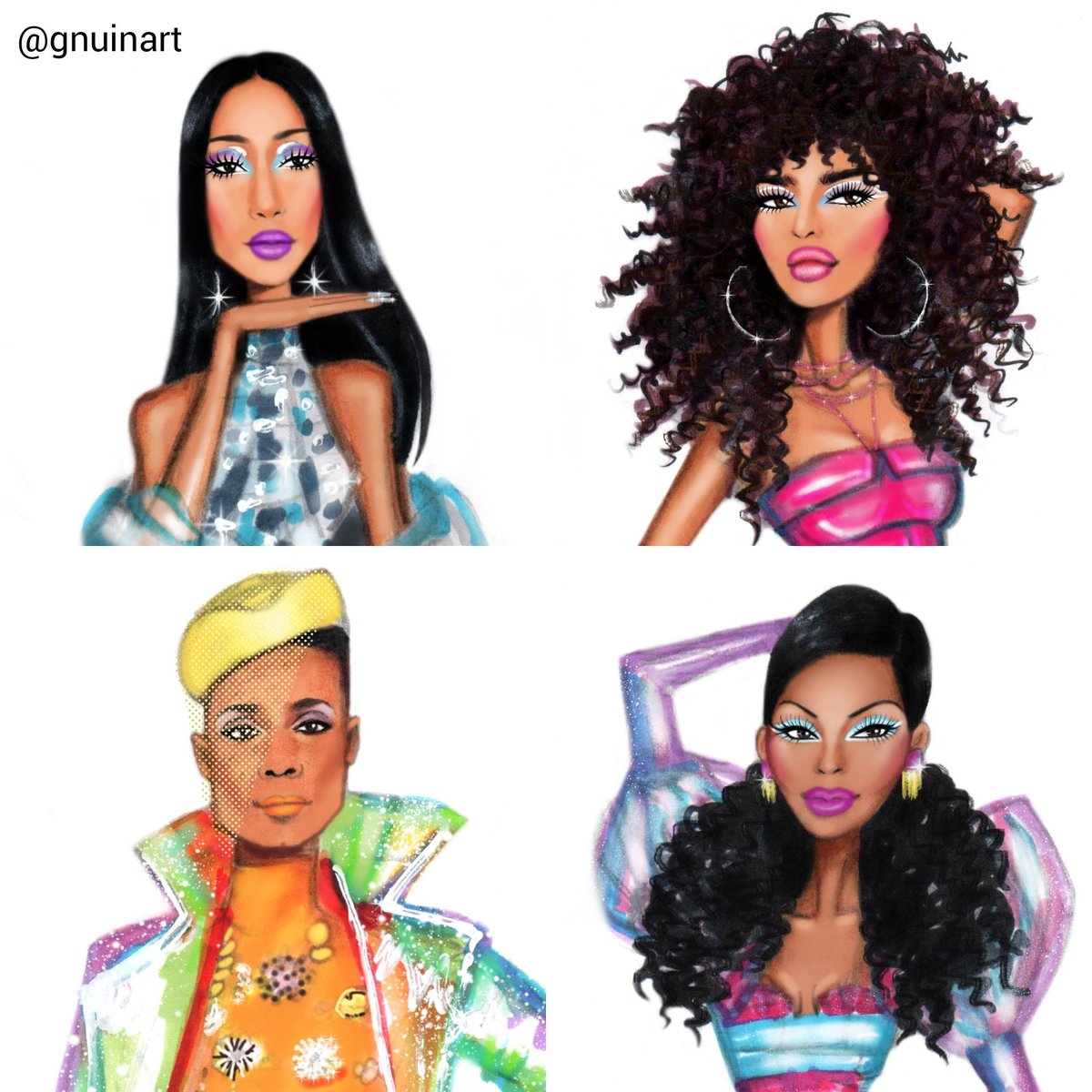 gusprzl's tweet photo. The category is... #PrideMonth ♥️💝💛💚💙💜 🌈✨
Happy Pride Month by the way. Did you watch #POSE yet? 🤓
#art #artwork #illustration #illustrator #MJRodriguez #IndyaMoore #BillyPorter #DominiqueJackson #PoseFX #Pose3 #LifeWorkPose #LGTBI #LGTBIQ #trans #pride #gnuinart https://t.co/VV3TPC7nIA