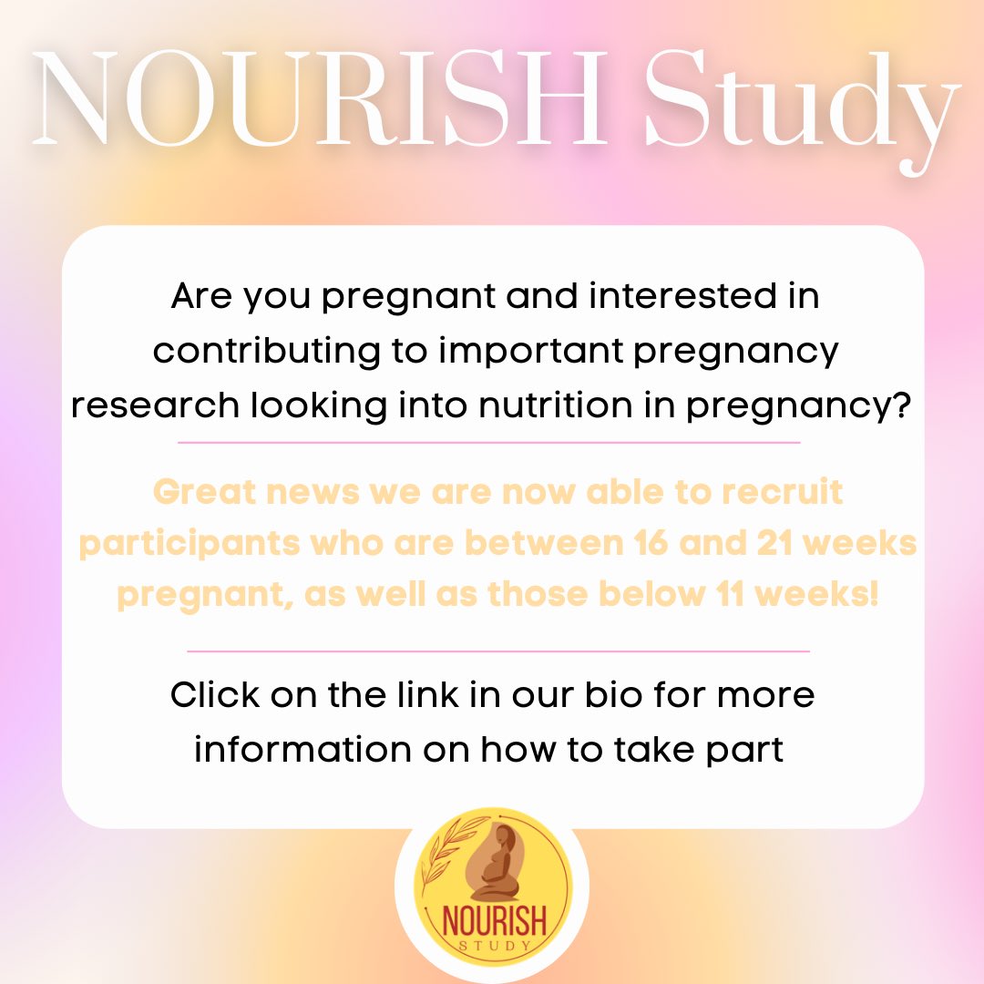 ✨Great news...we are now able to recruit 16-21 week pregnant women into our study. Check out our account for more details of how to be involved ✨#hyperemesis #pregnancyresearch