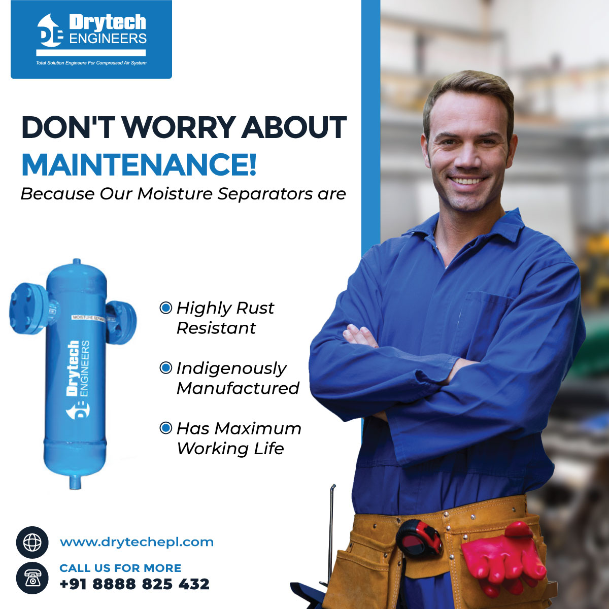 DrytechE's tweet photo. Maintenance & Resistance is our guarantee!
To know more about what our products offer to maximize the efficiency of your system, visit our website here: https://t.co/fKeDLzBuoU
To avail, call us at 8888825432 or email us at info@drytechengineers.com
#highlydurable #durability https://t.co/8qDcJORIK9