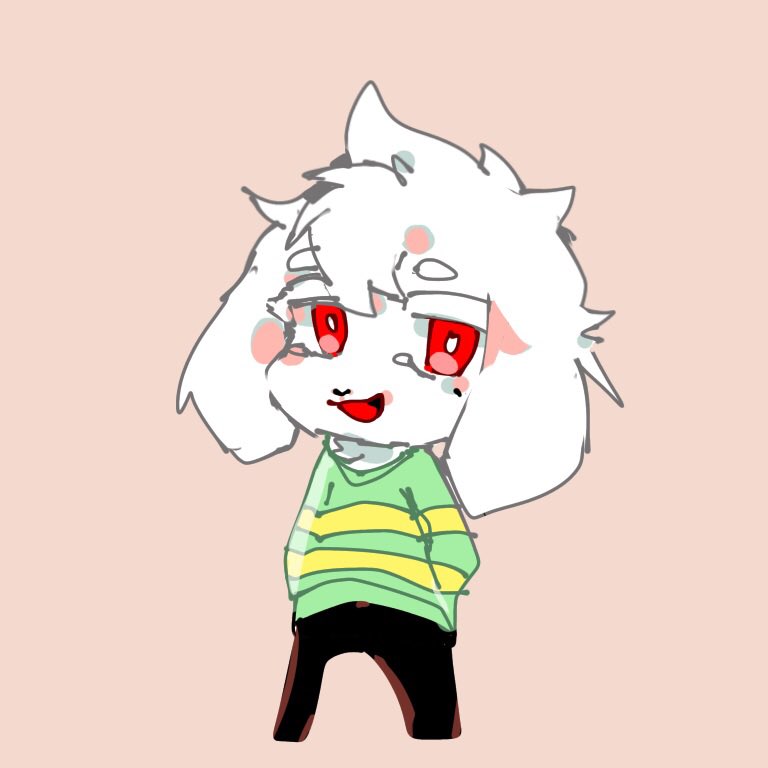 アルビノasriel